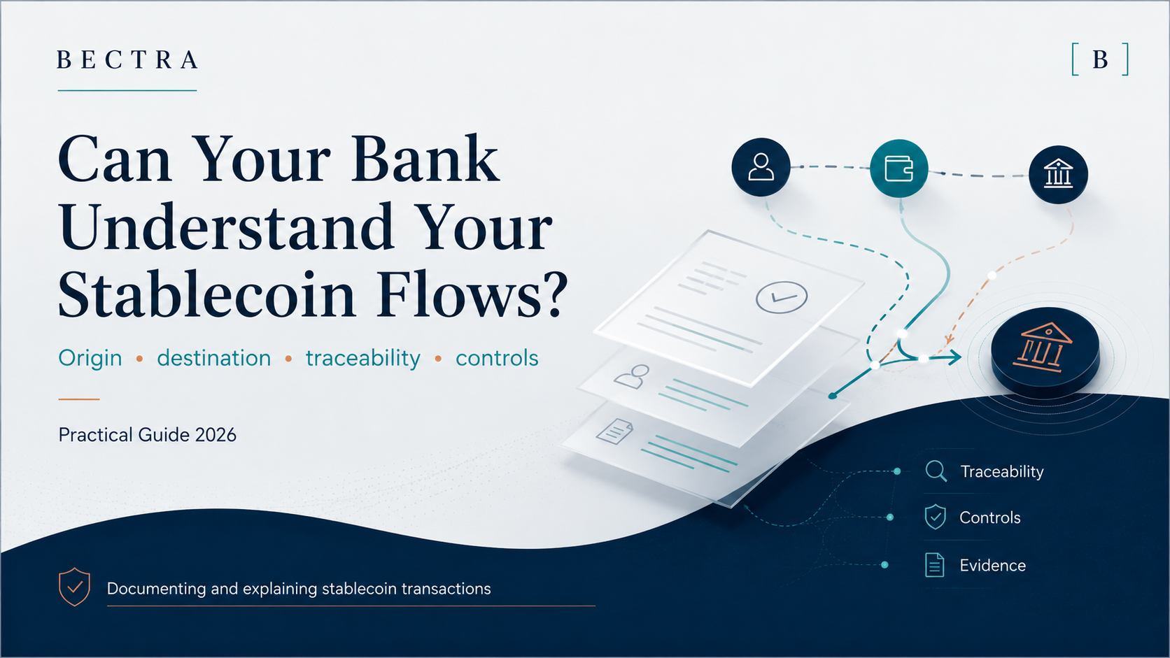 BECTRA guide on banking documentation and stablecoin flows
