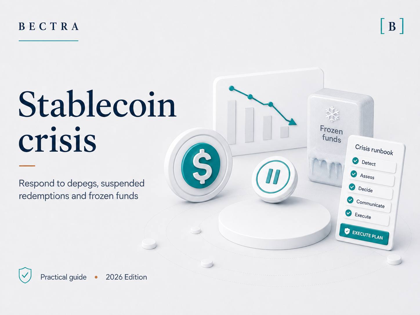 BECTRA 2026 crisis guide for stablecoin depeg, disrupted redemptions and frozen funds