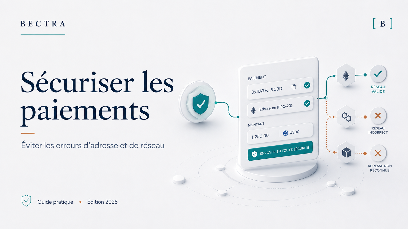 Sas de contrôle pré-transaction pour sécuriser un paiement en stablecoins