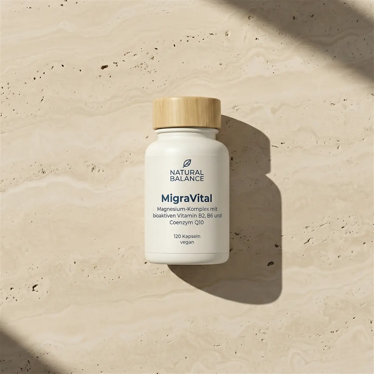 MigraVital Dose von Natural Balance – 120 Kapseln Magnesium-Komplex