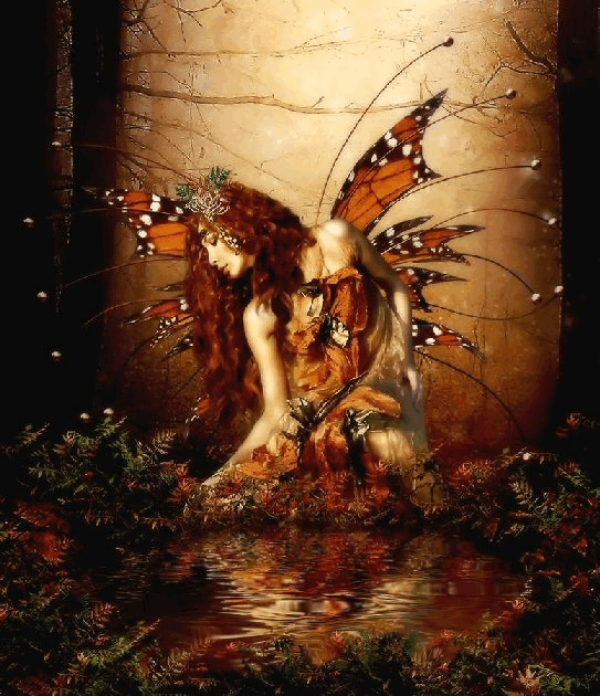 Butterfly fall fairy