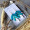 Miniature : Boucles d'Oreilles feuilles bleues