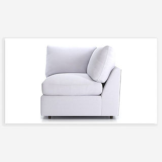 C&B Upholstered Corner Chair