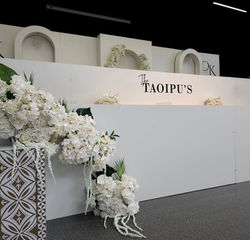 Wedding seating chart and signage setup in Wellington BACKDROP