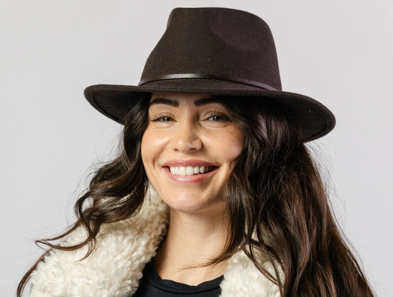 Leura Felt Fedora - Espresso
