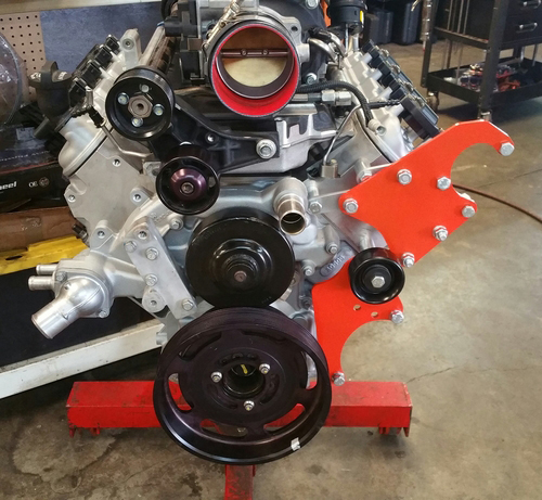LS build accessory relocate