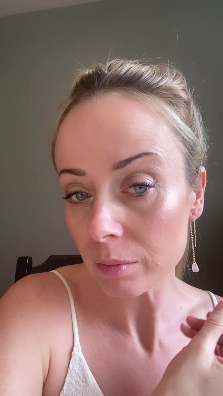 Thumbnail: Chain Threader Sea Glass Drop Earrings