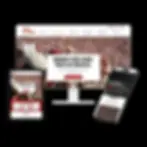 Hey Rookie sports website design shown across desktop, tablet, and mobile screens