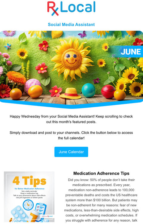 June Social Media Calendar