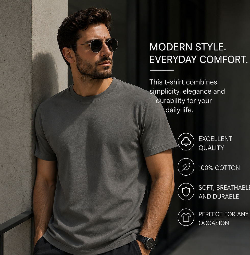 Miniaturbild: Urbyn Essential Cotton T-Shirt