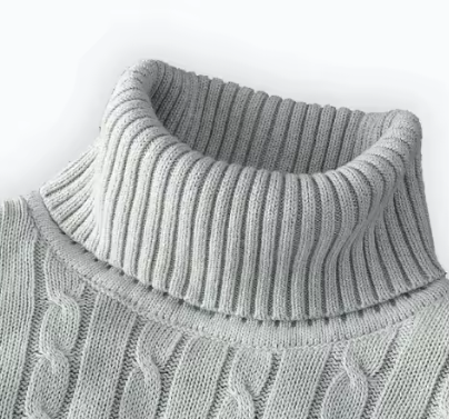 Miniaturbild: Pullover mit hohem Kragen