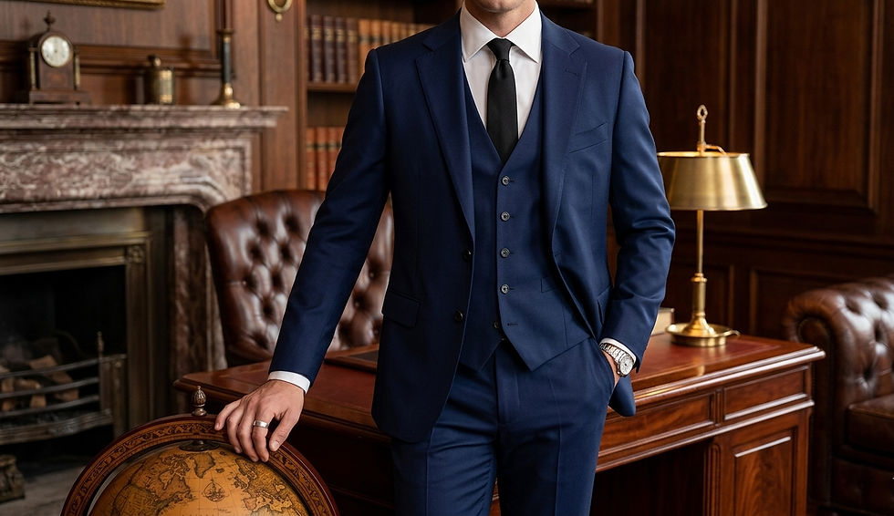 Thumbnail: Urbyn Premium Suit 3 in 1(Blazer+Vest+Trousers)