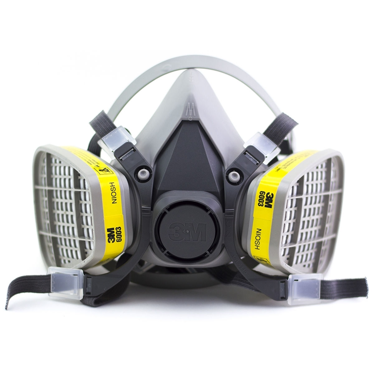 Respirador 3M 6200 Com Filtros Para Odores E Gases Ácido 6003