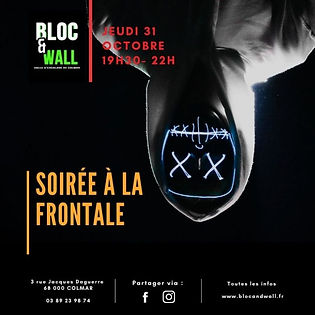 Grimpe à la frontale