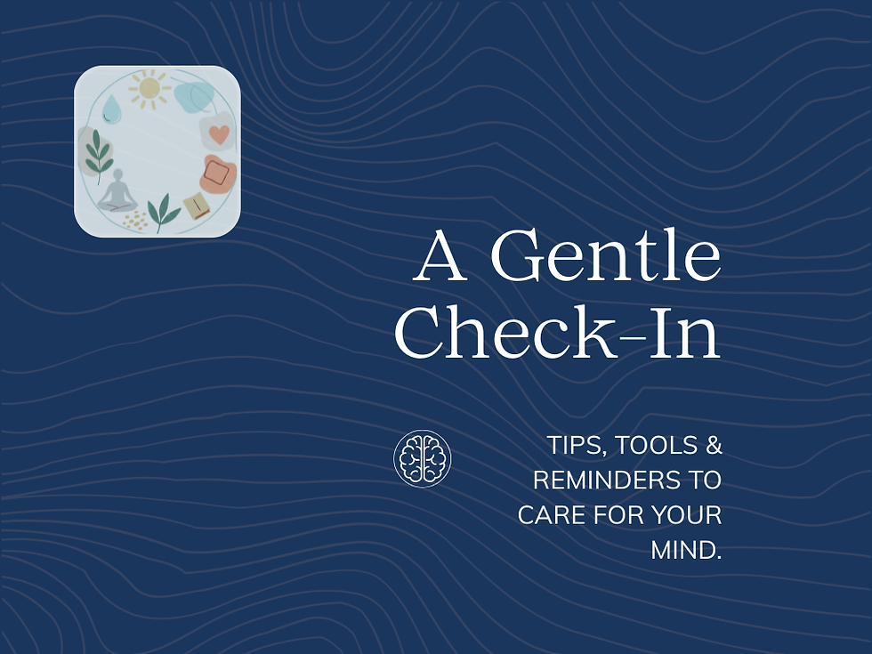 A Friday Focus Check-In