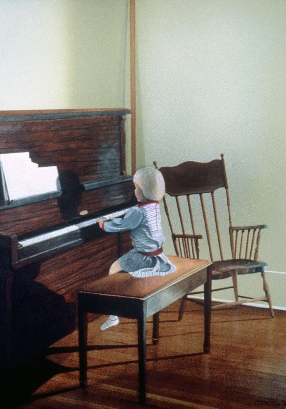 Girl playing - Ian Livingston