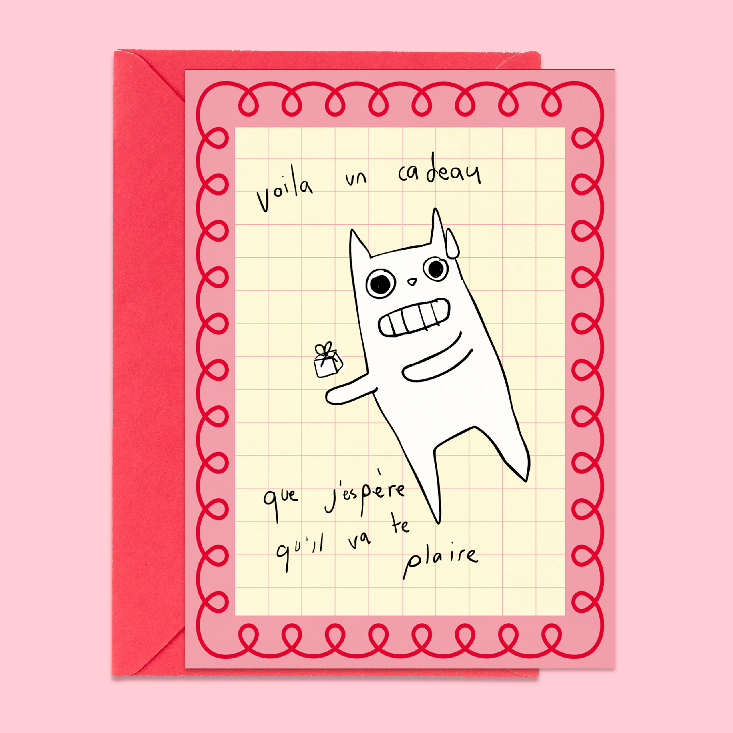 Carte "Voilà un cadeau"