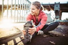 Woman Stretching