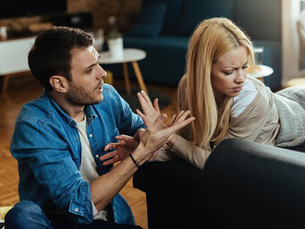 Couple arguing