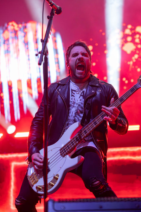 Jamie Mathias, Bassist, Bullet for My Valentine, BFMV, Metal, Live, Concert, Tour, 2025, Great Canadian Casion Resort, GCCR, Toronto, Loud, LoudTO, Felix Foxtail