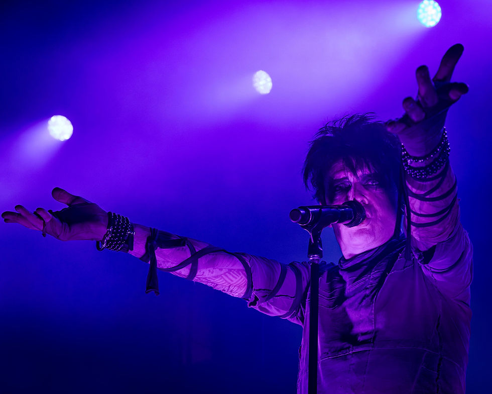 Gary Numan performs live at The Concert Hall. Photo By: Jay Broderick