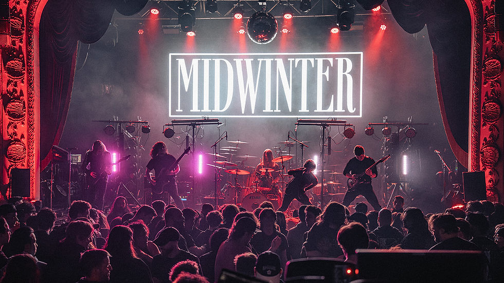 Midwinter perform live in Toronto, Canada. Photo By: Ernon Schneeberger