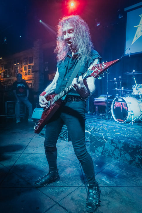 Lips, Steve Kudlow, front man, vocalist, guitarist, Anvil, Metal, Metal on Metal, Pounding Metal, The Edge Lounge, Loud, Heavy, Heavy Metal, LoudTO, Jay Broderick, Ajax, Live, Music, Concert, Tour, 2024 Tour