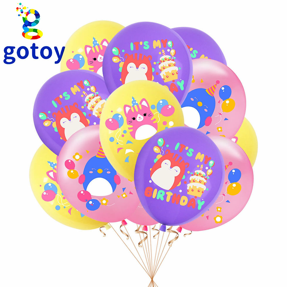 Thumbnail: Squishmallows Party Supplies for Kids’ Birthday balloon set