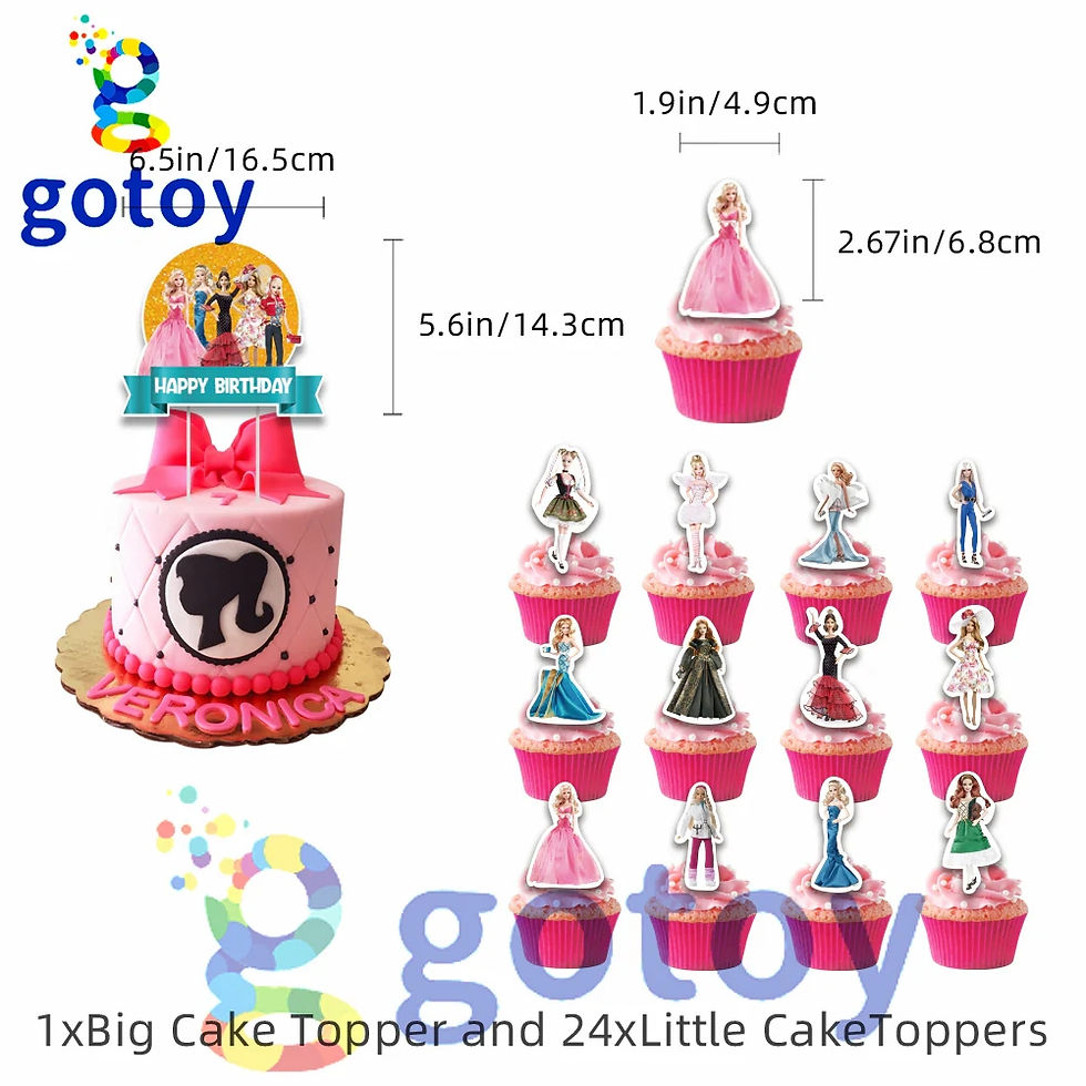 Thumbnail: Barbie doll pink Party Supplies for Kids’ Birthday balloon set