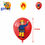 Thumbnail: Fireman Sam Fire Engine Firetruck  Party Supplies balloon set