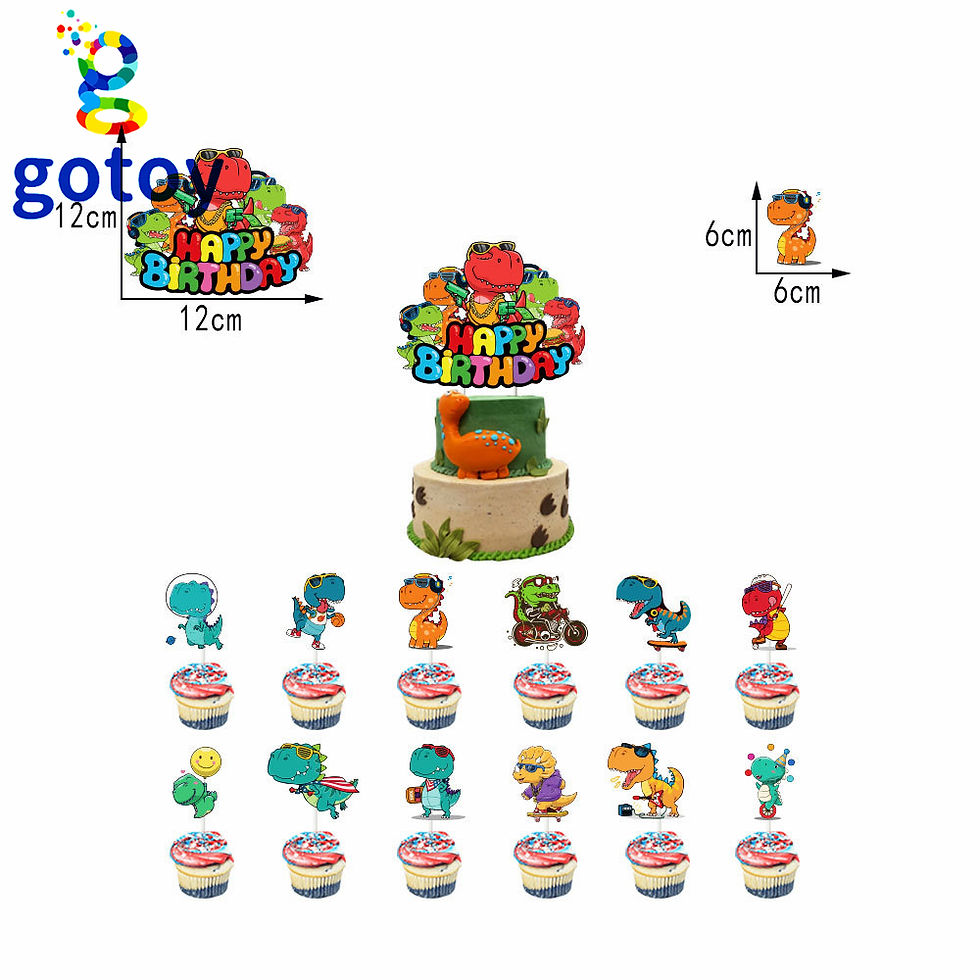 Thumbnail: Dinosaur jurassic world Happy Birthday Party Supplies balloon set