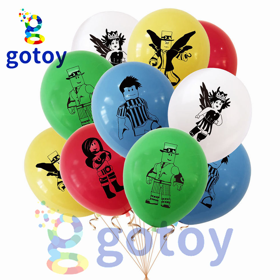 Thumbnail: Roblox Game Happy Birthday Party Supplies balloon set