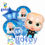 Thumbnail: 8pcs  Baby Boss Foil Balloon Display (Air Filled and Helium)