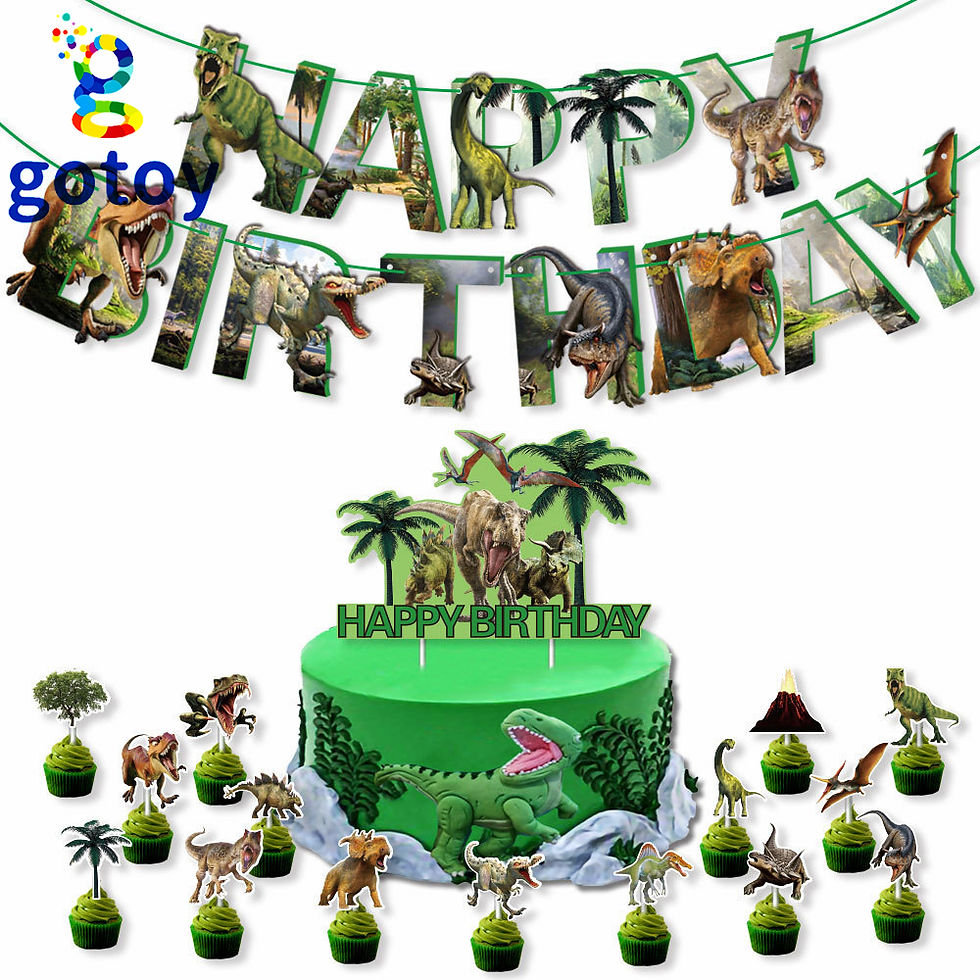Thumbnail: Dinosaur jurassic worldHappy Birthday Party Supplies balloon set