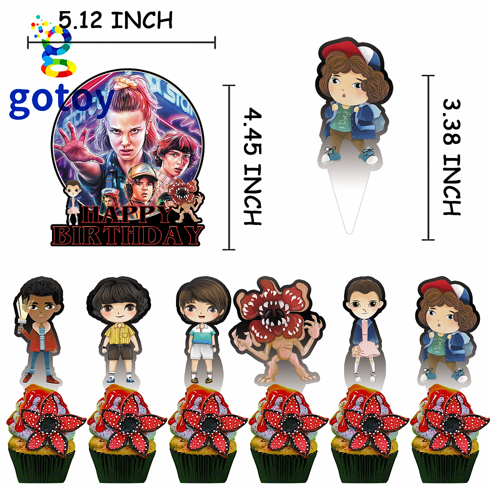 Thumbnail: Stranger Things Birthday Party Supplies balloon set Invitation Card