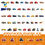 Thumbnail: 50pcs Cute Racing Car Stickers Funny Stickers Party Decorations gift