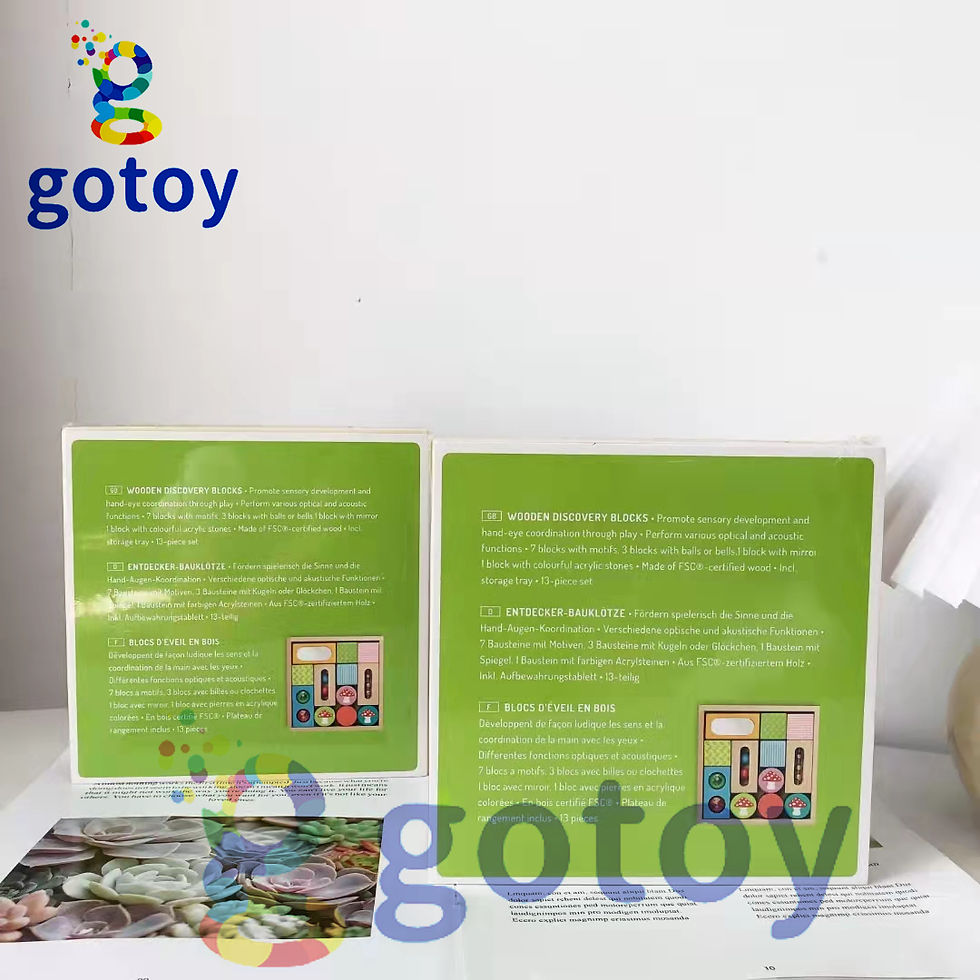Thumbnail: Everearth | Wooden Discovery Sensory Blocks