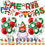 Thumbnail: Merry Christmas  flag banner cake topper and balloon set