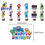 Thumbnail: Rainbow Friends Birthday Party Supplies balloon set