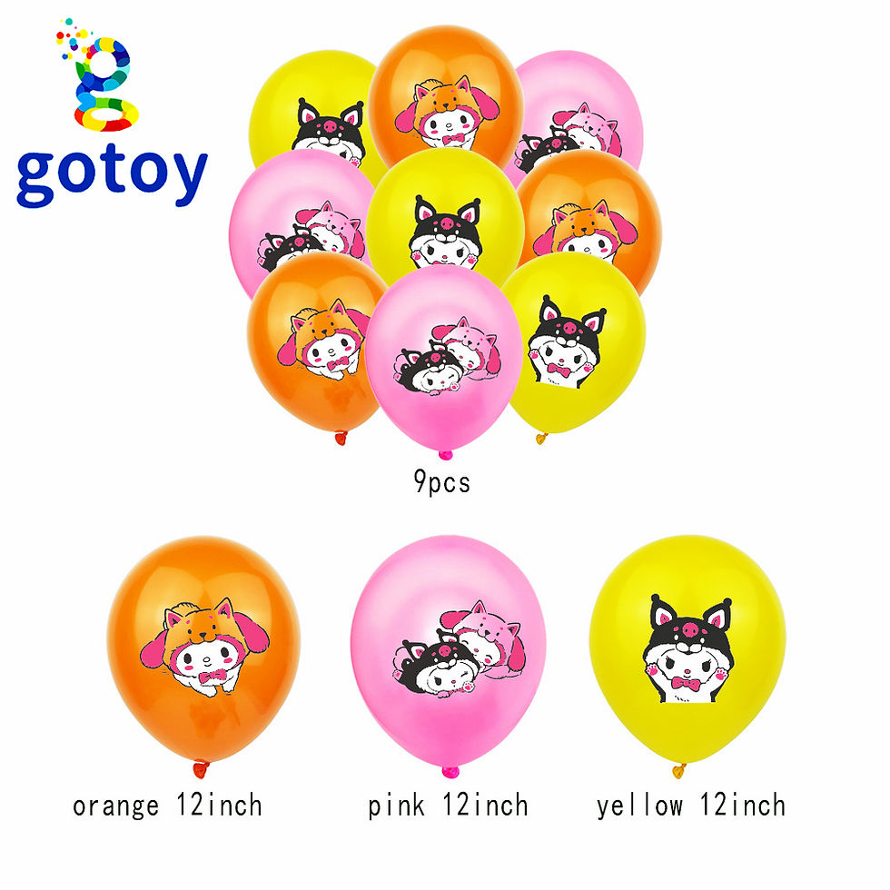 Thumbnail: Kuromi Sanrio Birthday Party Supplies balloon set
