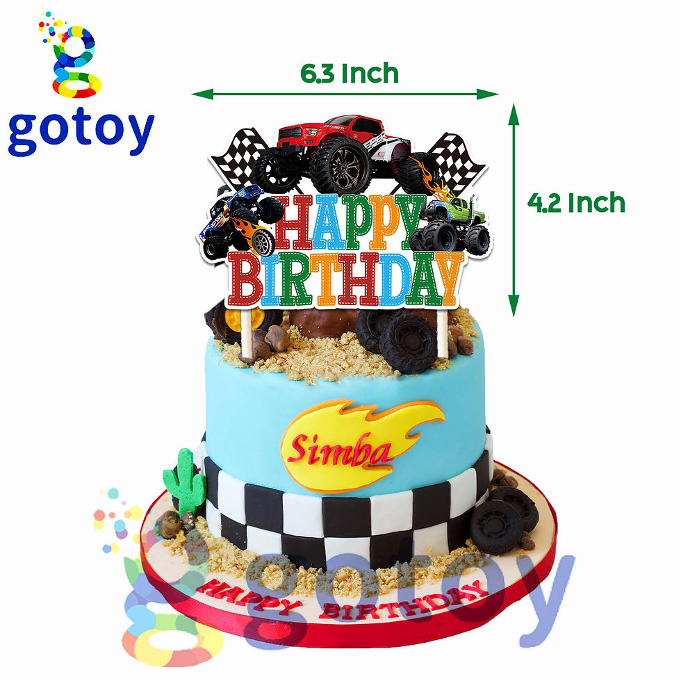 Thumbnail: Monster Truck  Birthday Party Supplies balloon set