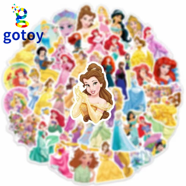 Thumbnail: 50Pcs Princess  Stickers Funny Stickers Party Decorations gift
