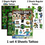 Thumbnail: 4 Sheets  Minecraft Game dessert Tattoos Cartoon Birthday Party gift