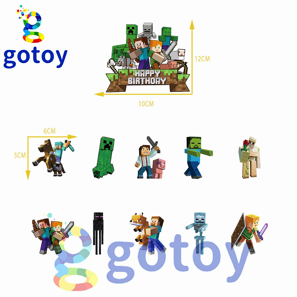 Thumbnail: Minecraft Birthday Party Supplies balloon set