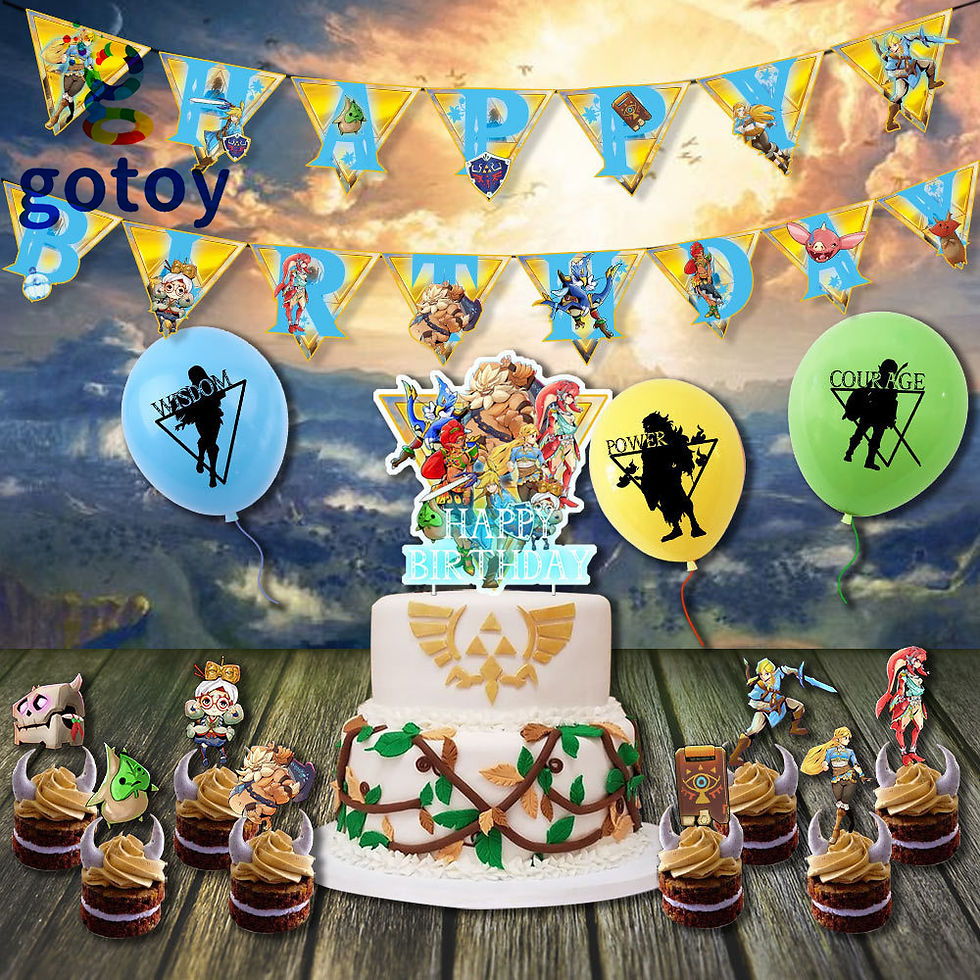 Thumbnail: Legend of Zelda Game Party Decorations Party Supplies Party Favors ballo
