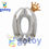 Thumbnail: 2pcs Silver Crown Number Balloon Set
