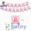 Thumbnail: Axolotl Party Supplies Happy Birthday Banner Balloon Cake Topper