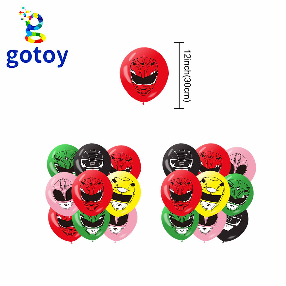 Thumbnail: POWER RANGERS Party Supplies for Kids’ Birthday balloon set