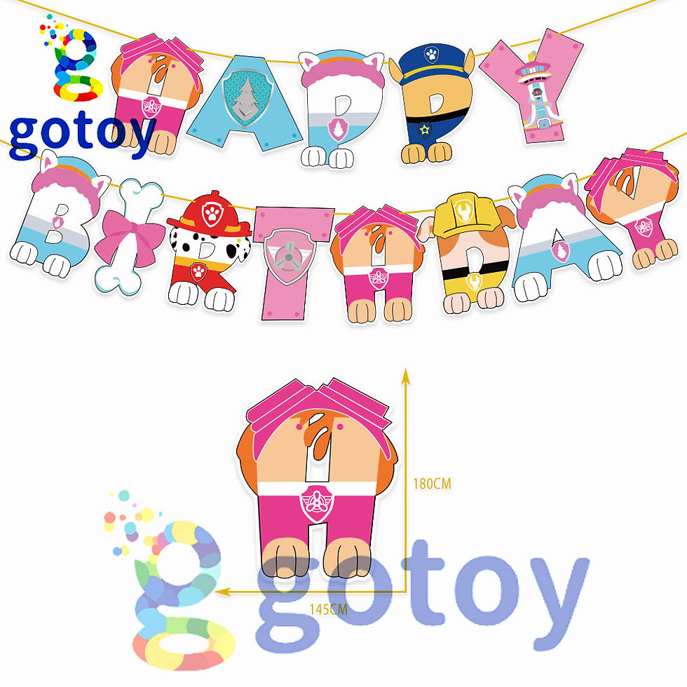 Thumbnail: Pink Paw Patrol Party Supplies for Kids’ Birthday balloon set