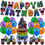 Thumbnail: Rainbow friends Party Supplies for Kids’ Birthday balloon set